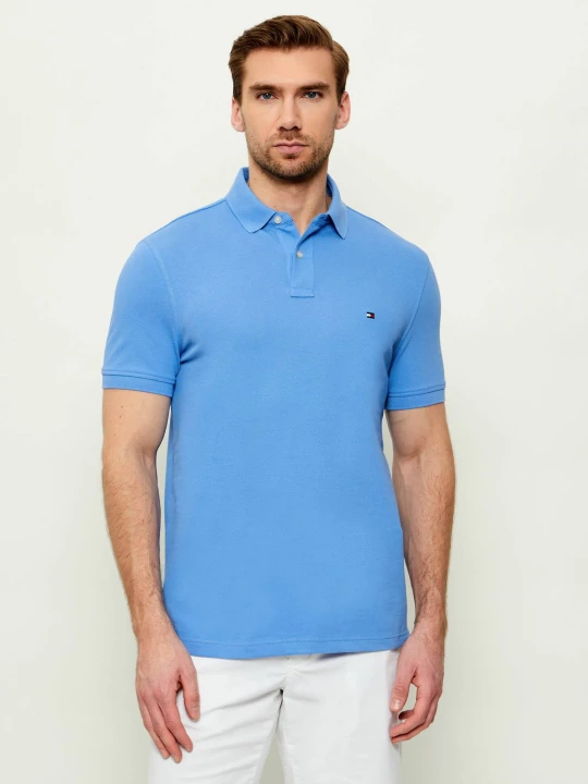 Zdjęcie produktu Tommy Hilfiger Polo 1985 | Regular Fit | pique niebieski
