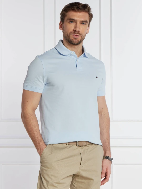 Zdjęcie produktu Tommy Hilfiger Polo 1985 | Regular Fit | pique błękitny