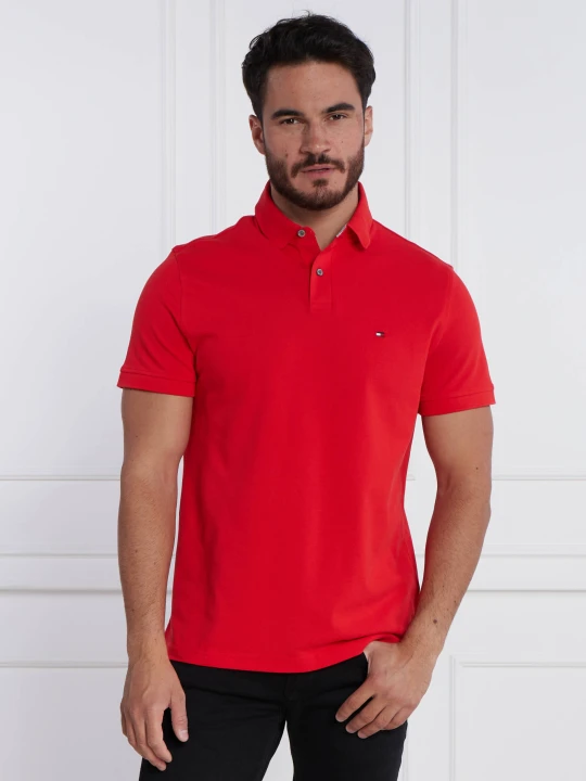Zdjęcie produktu Tommy Hilfiger Polo 1985 | Regular Fit | pique czerwony