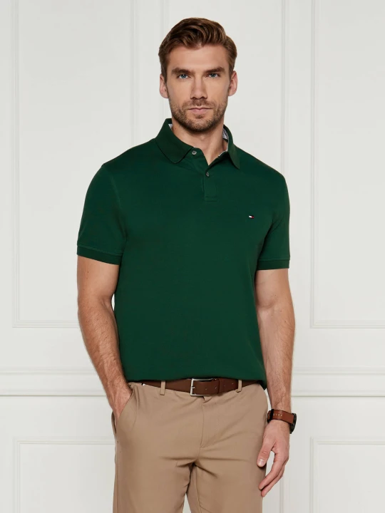Zdjęcie produktu Tommy Hilfiger Polo 1985 | Regular Fit | pique zielony