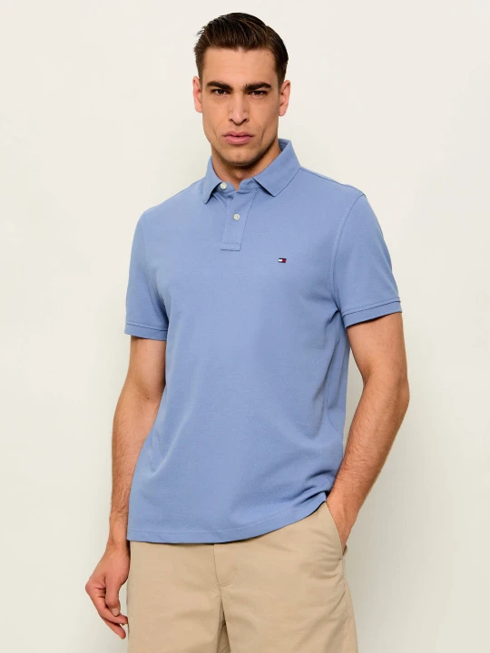 Zdjęcie produktu Tommy Hilfiger Polo 1985 | Regular Fit | pique niebieski