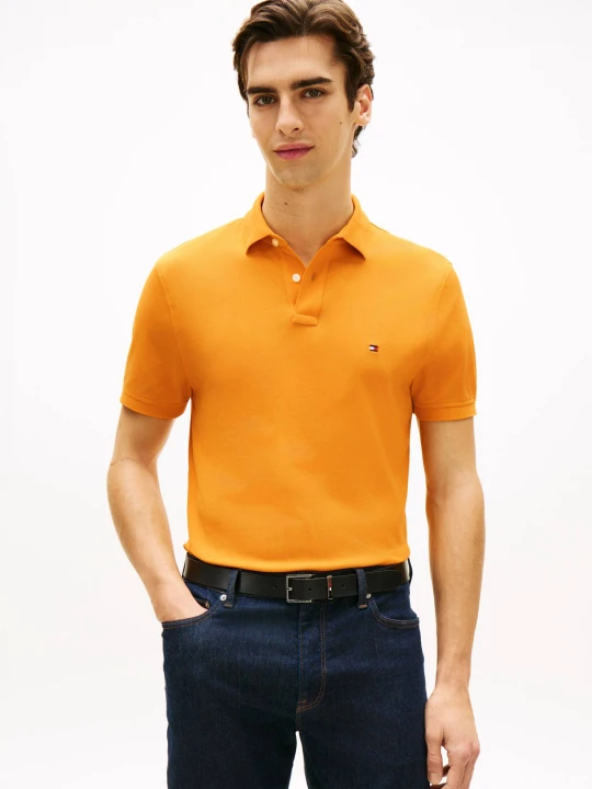 Zdjęcie produktu Tommy Hilfiger Polo 1985 | Regular Fit | stretch pomarańczowy