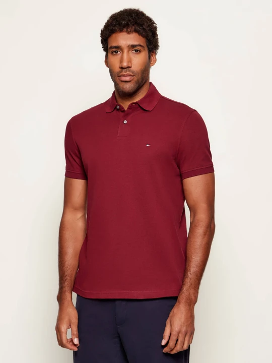 Zdjęcie produktu Tommy Hilfiger Polo 1985 | Regular Fit | stretch bordowy