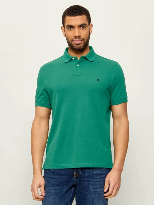 Zdjęcie produktu Tommy Hilfiger Polo 1985 | Regular Fit | stretch zielony