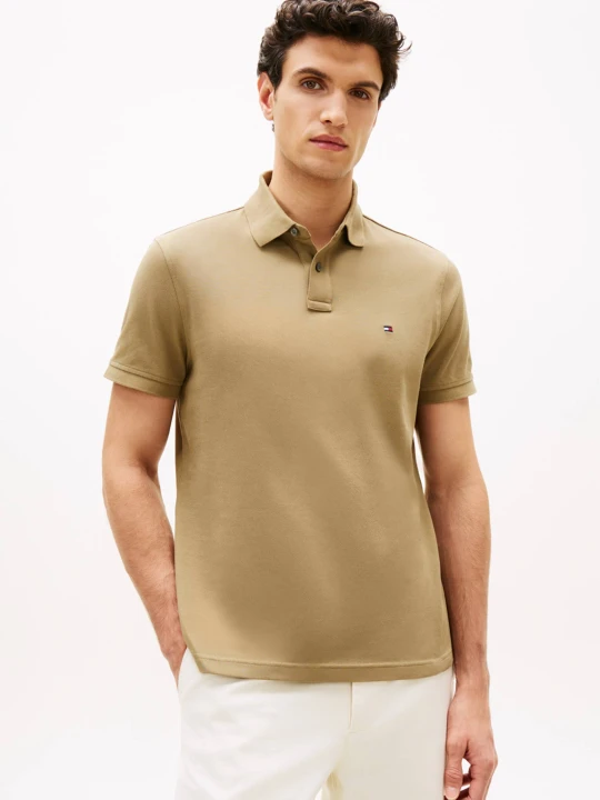 Zdjęcie produktu Tommy Hilfiger Polo 1985 | Regular Fit | stretch beżowy