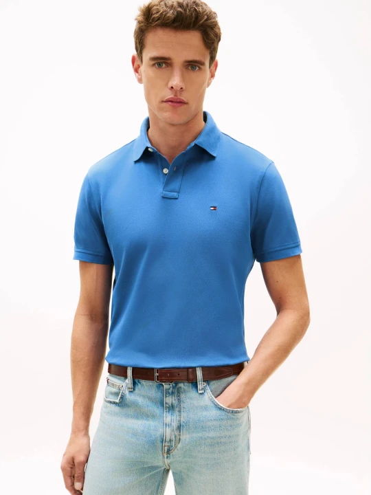 Zdjęcie produktu Tommy Hilfiger Polo 1985 | Regular Fit | stretch niebieski