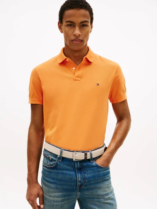 Zdjęcie produktu Tommy Hilfiger Polo 1985 | Regular Fit | stretch pomarańczowy