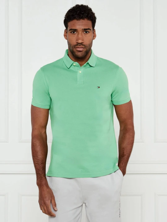Zdjęcie produktu Tommy Hilfiger Polo 1985 | Regular Fit | stretch zielony