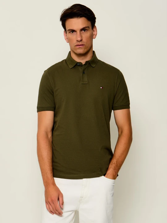 Zdjęcie produktu Tommy Hilfiger Polo 1985 | Regular Fit | stretch zielony