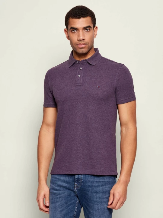 Zdjęcie produktu Tommy Hilfiger Polo 1985 | Slim Fit fioletowy