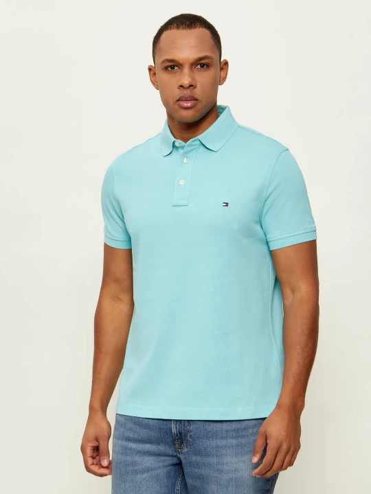 Zdjęcie produktu Tommy Hilfiger Polo 1985 | Slim Fit turkusowy