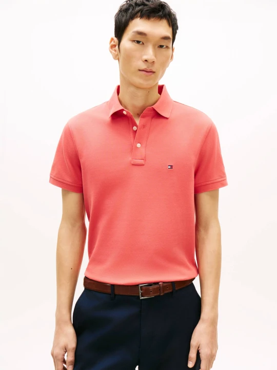 Zdjęcie produktu Tommy Hilfiger Polo 1985 | Slim Fit koralowy