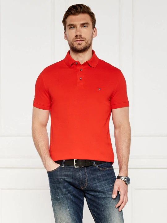 Zdjęcie produktu Tommy Hilfiger Polo 1985 | Slim Fit czerwony