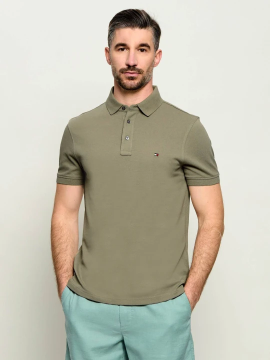 Zdjęcie produktu Tommy Hilfiger Polo 1985 | Slim Fit | pique khaki