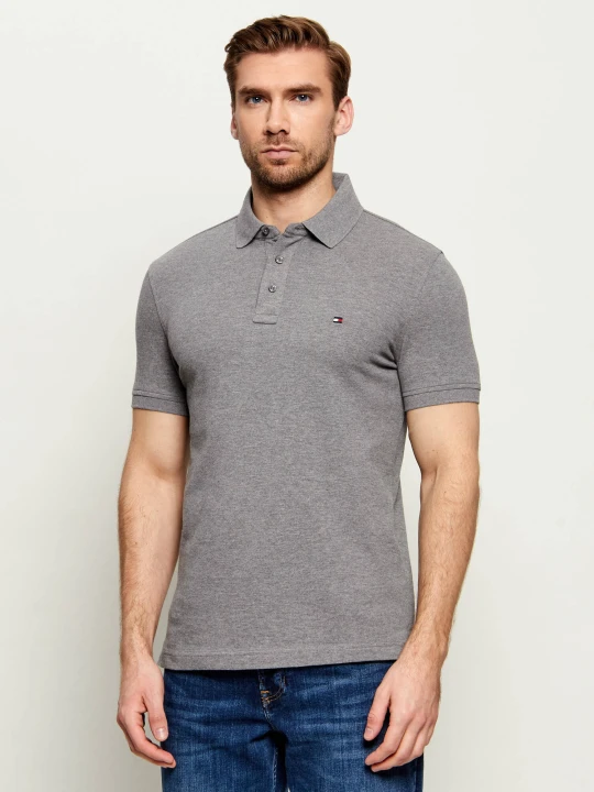 Zdjęcie produktu Tommy Hilfiger Polo 1985 | Slim Fit | pique szary