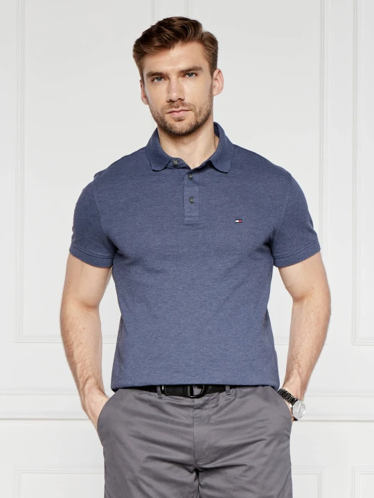 Zdjęcie produktu Tommy Hilfiger Polo 1985 | Slim Fit | pique granatowy