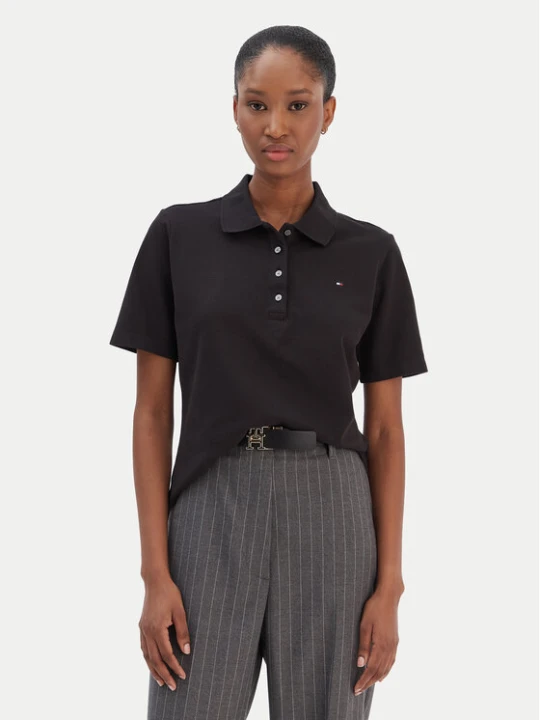 Zdjęcie produktu Tommy Hilfiger Polo 1985 WW0WW43224 Czarny Regular Fit