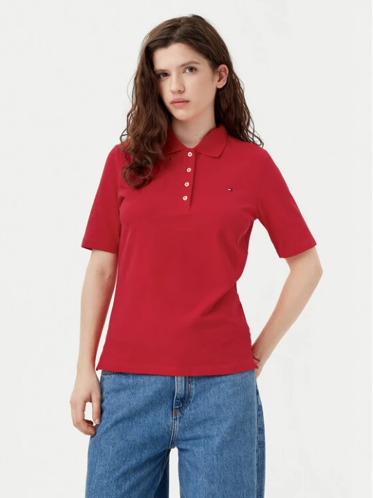 Zdjęcie produktu Tommy Hilfiger Polo 1985 WW0WW43224 Czerwony Regular Fit