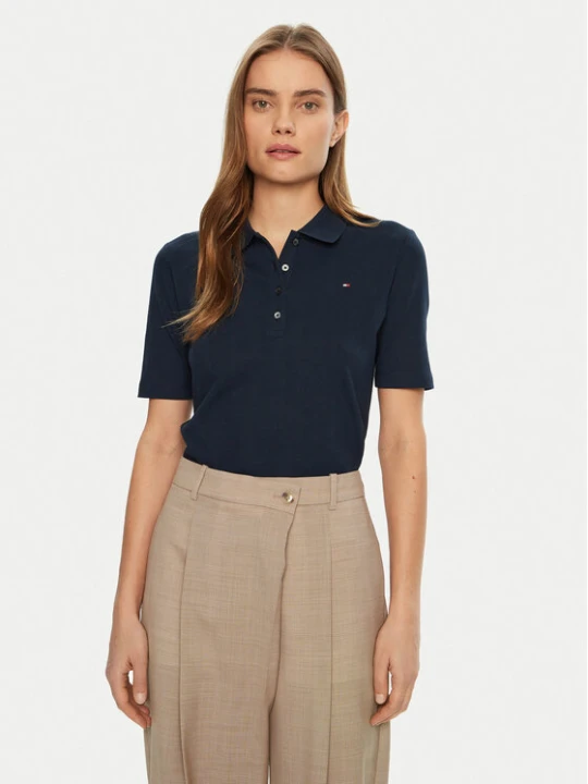 Zdjęcie produktu Tommy Hilfiger Polo 1985 WW0WW43224 Granatowy Regular Fit