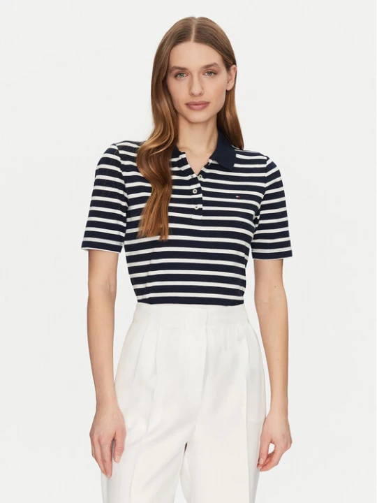 Zdjęcie produktu Tommy Hilfiger Polo 1985 WW0WW43224 Granatowy Regular Fit