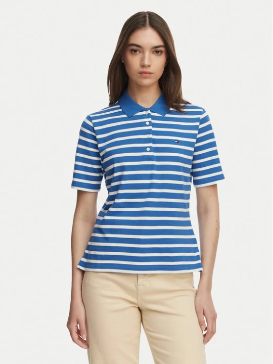 Zdjęcie produktu Tommy Hilfiger Polo 1985 WW0WW43224 Niebieski Regular Fit