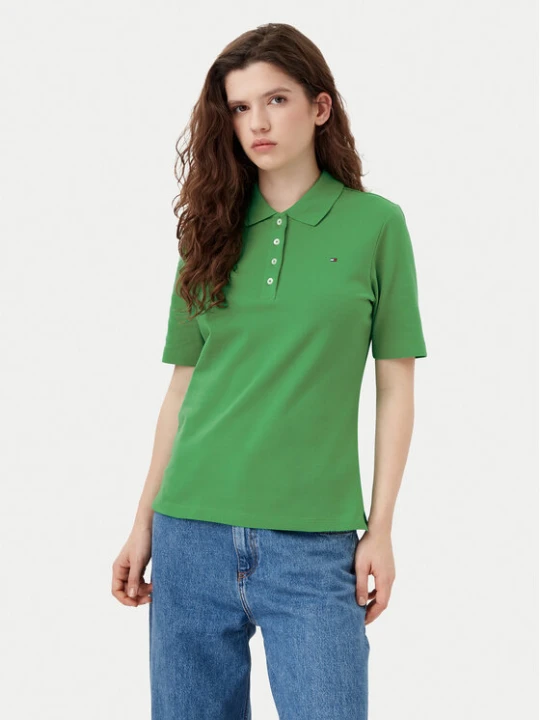Zdjęcie produktu Tommy Hilfiger Polo 1985 WW0WW43224 Zielony Regular Fit