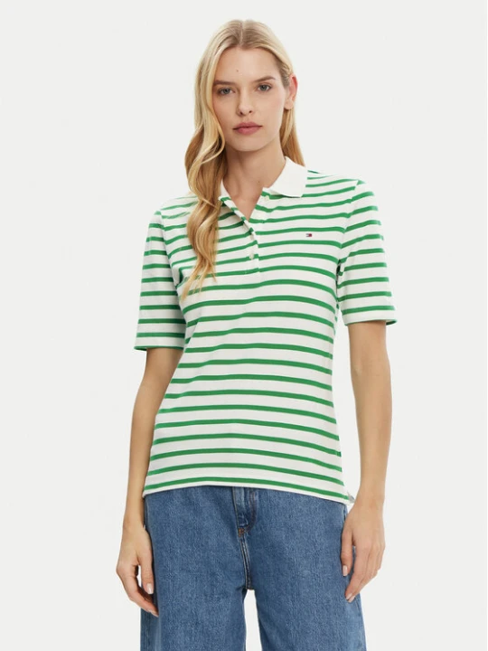Zdjęcie produktu Tommy Hilfiger Polo 1985 WW0WW43224 Zielony Regular Fit