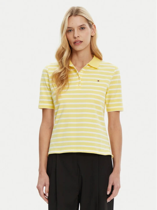 Zdjęcie produktu Tommy Hilfiger Polo 1985 WW0WW43224 Żółty Regular Fit