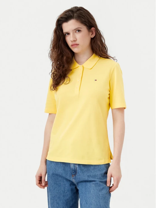 Zdjęcie produktu Tommy Hilfiger Polo 1985 WW0WW43224 Żółty Regular Fit