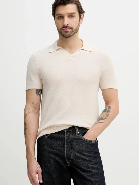 Zdjęcie produktu Tommy Hilfiger polo beżowy