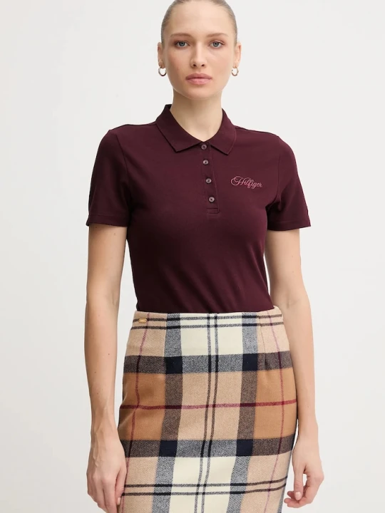 Zdjęcie produktu Tommy Hilfiger polo bordowy
