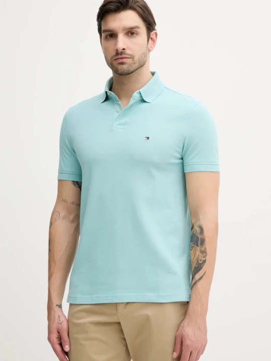 Zdjęcie produktu Tommy Hilfiger polo turkusowy