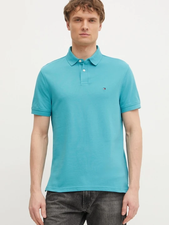 Zdjęcie produktu Tommy Hilfiger polo turkusowy