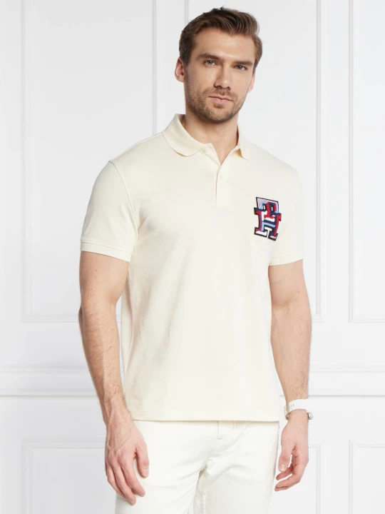 Zdjęcie produktu Tommy Hilfiger Polo BADGE | Regular Fit ecru
