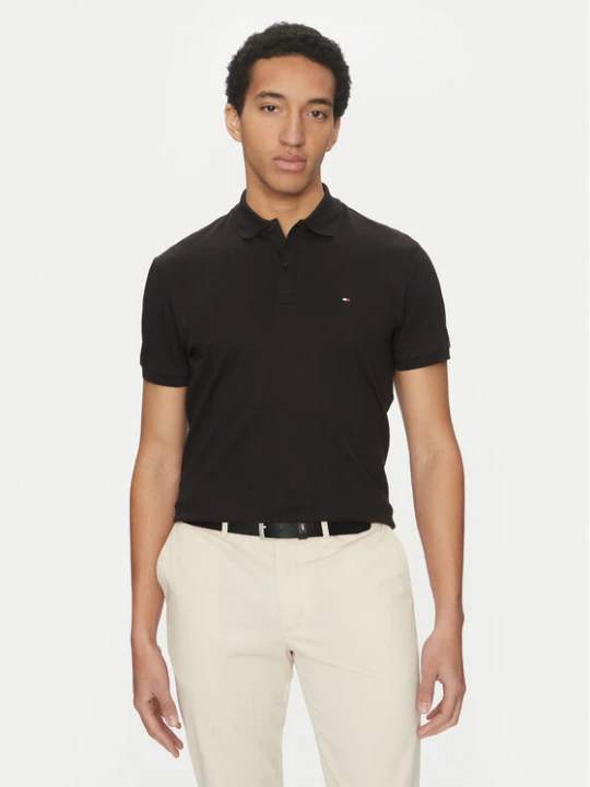 Zdjęcie produktu Tommy Hilfiger Polo Essential MW0MW35585 Czarny Regular Fit