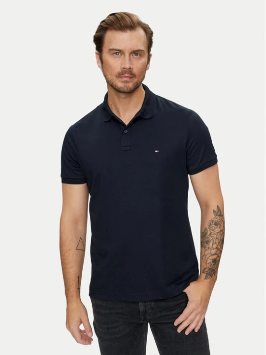 Zdjęcie produktu Tommy Hilfiger Polo Essential MW0MW35585 Granatowy Regular Fit