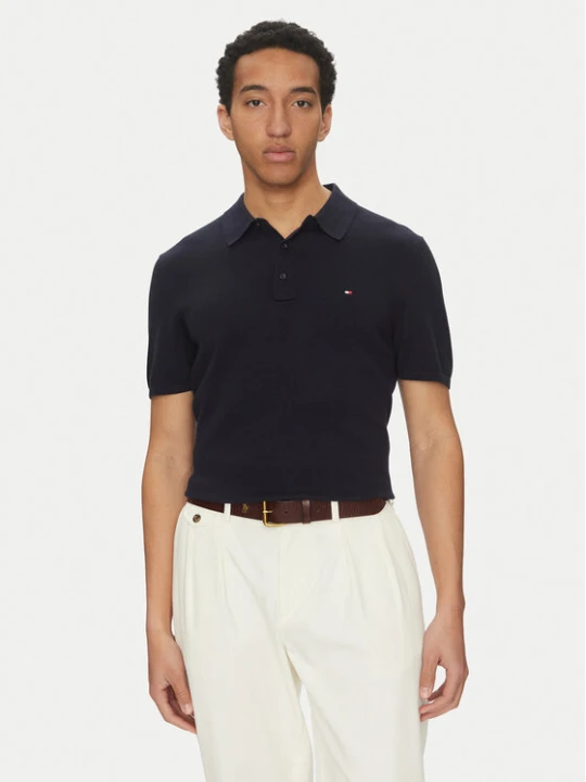 Zdjęcie produktu Tommy Hilfiger Polo Essential MW0MW37396 Granatowy Regular Fit