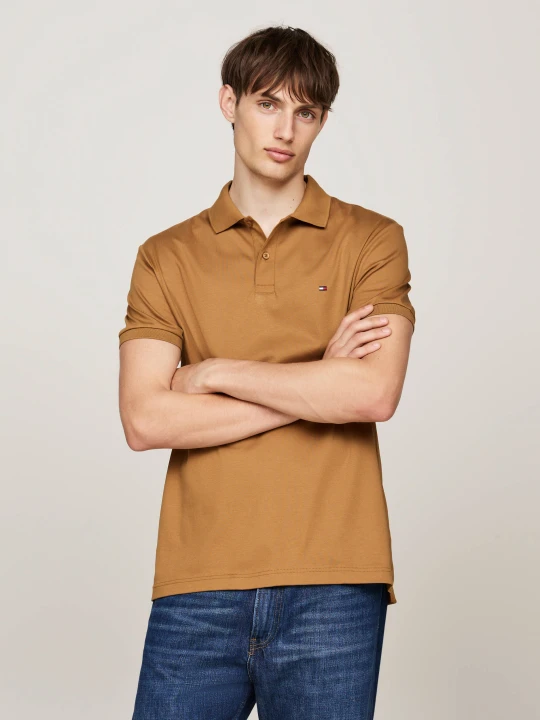 Zdjęcie produktu Tommy Hilfiger Polo ESSENTIAL | Regular Fit musztardowy