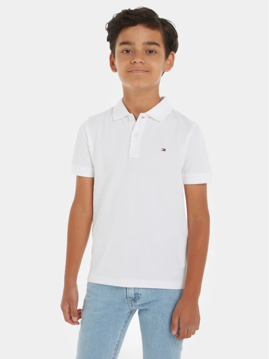 Zdjęcie produktu Tommy Hilfiger Polo Flag KB0KB09103 Biały Regular Fit
