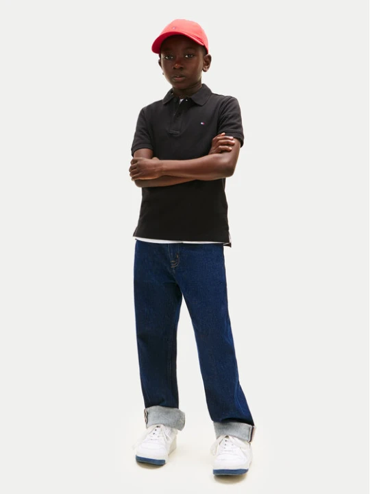 Zdjęcie produktu Tommy Hilfiger Polo Flag KB0KB09103 Czarny Regular Fit