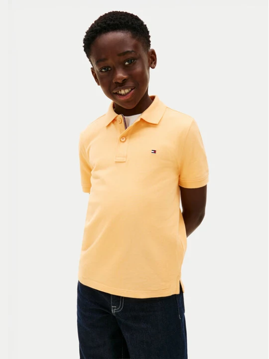 Zdjęcie produktu Tommy Hilfiger Polo KB0KB09103 Pomarańczowy Regular Fit