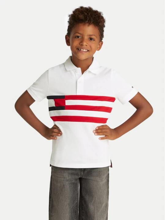 Zdjęcie produktu Tommy Hilfiger Polo KB0KB09528 D Biały Regular Fit