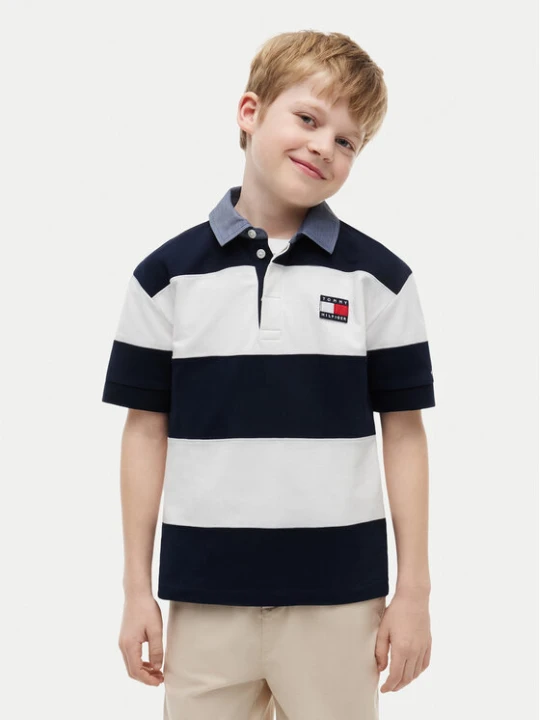 Zdjęcie produktu Tommy Hilfiger Polo KB0KB10473 Granatowy Regular Fit