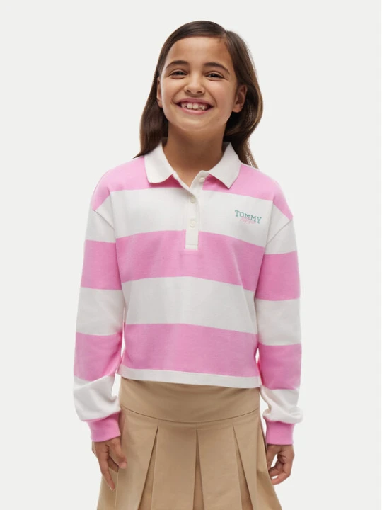 Zdjęcie produktu Tommy Hilfiger Polo KG0KG09538 Różowy Regular Fit