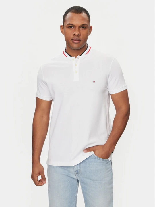 Zdjęcie produktu Tommy Hilfiger Polo Mao MW0MW34752 Biały Slim Fit