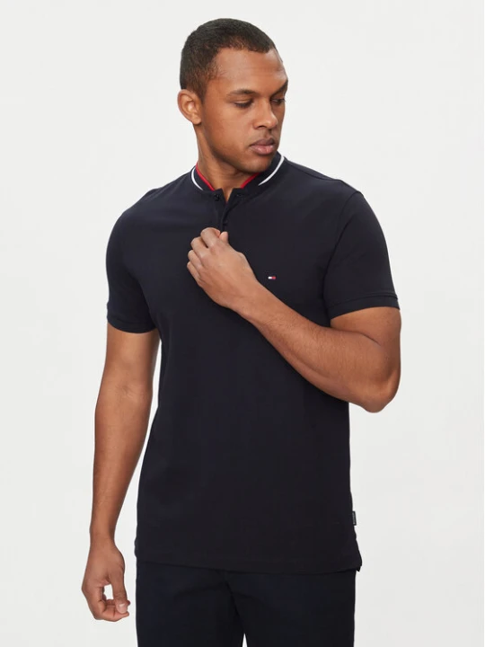Zdjęcie produktu Tommy Hilfiger Polo Mao MW0MW34752 Granatowy Slim Fit