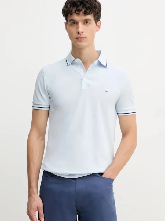 Zdjęcie produktu Tommy Hilfiger t-shirt męski bawełniany niebieski