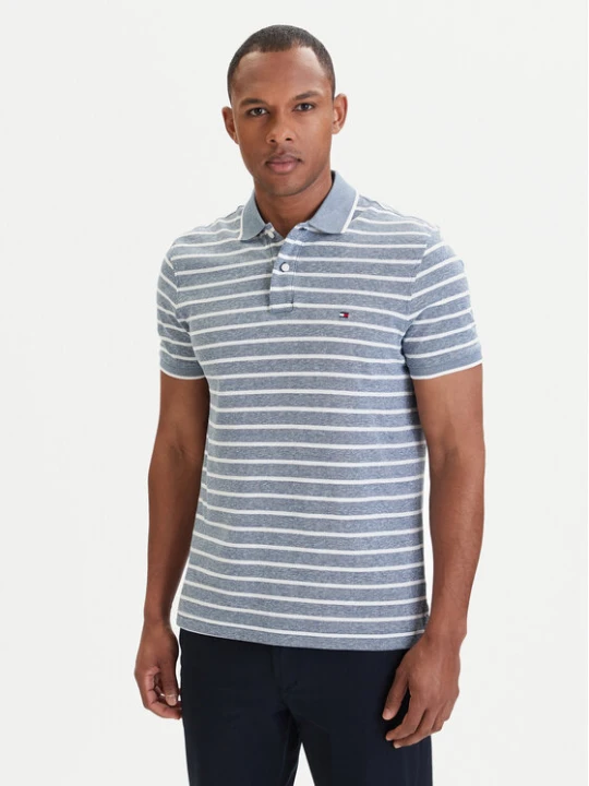 Zdjęcie produktu Tommy Hilfiger Polo MW0MW33140 Niebieski Regular Fit
