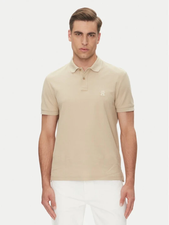 Zdjęcie produktu Tommy Hilfiger Polo MW0MW33167 Beżowy Regular Fit