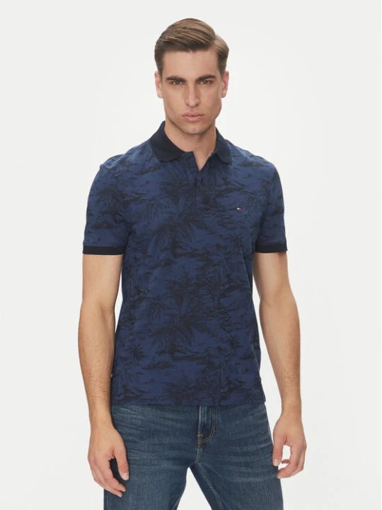 Zdjęcie produktu Tommy Hilfiger Polo MW0MW38475 Granatowy Regular Fit